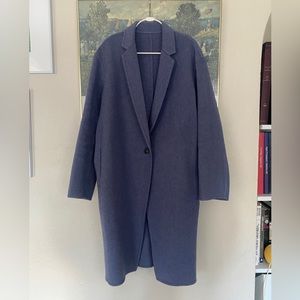UNIQLO Lavender Wool Blend Coat